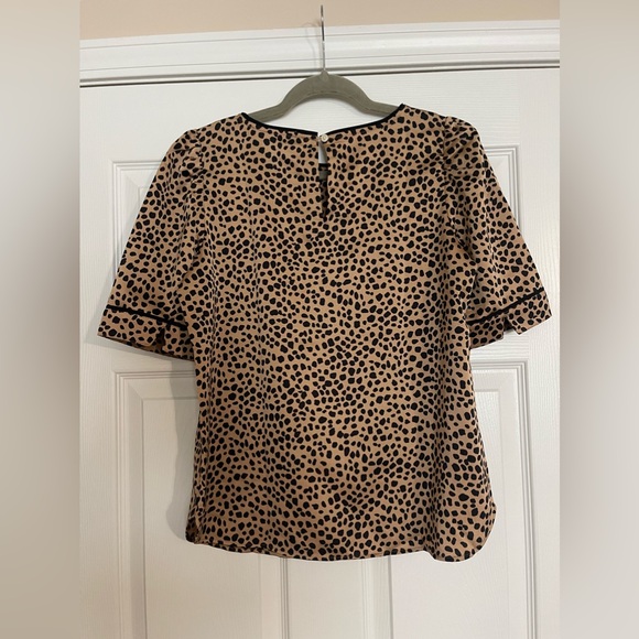 LOFT Animal Print Top - Picture 3 of 3